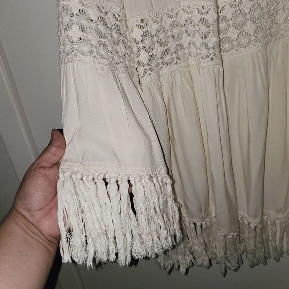 Entro Boho Fringed Cardigan/Cover Up - Picture 5 of 6